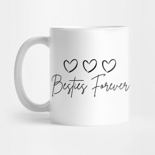 besties forever Heart love Mug